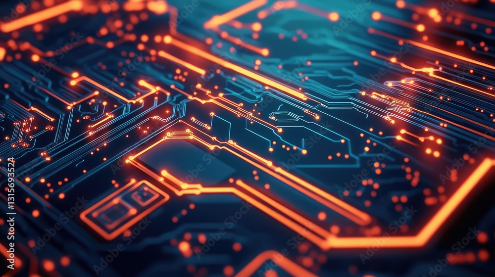 A close-up of a glowing circuit board with interconnected nodes, symbolizing the growing role of technology in future business trends. A close-up of a glowing circuit board with interconnected nodes, symbolizing the growing role of technology in future business trends.