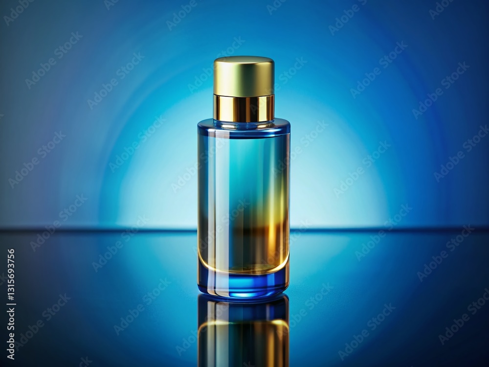 Natural Organic Makeup Remover with Mirror Reflection - Close-up Macro Shot Natural Organic Makeup Remover with Mirror Reflection - Close-up Macro Shot