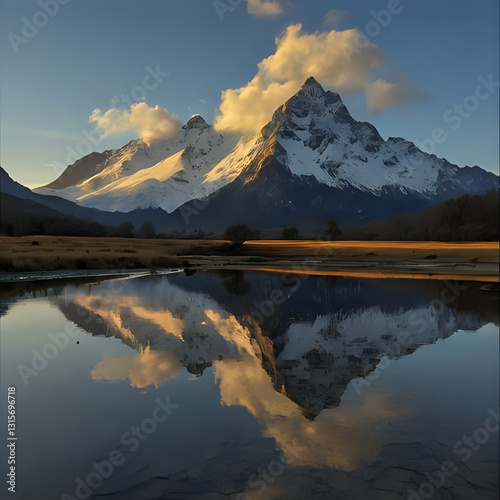 lake, sea, mountain, nature, landscape