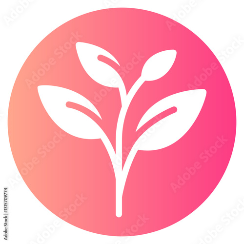 herb gradient icon