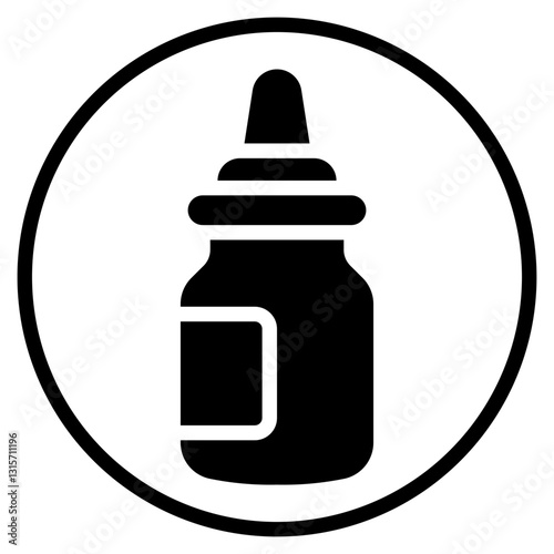 eye drops glyph icon