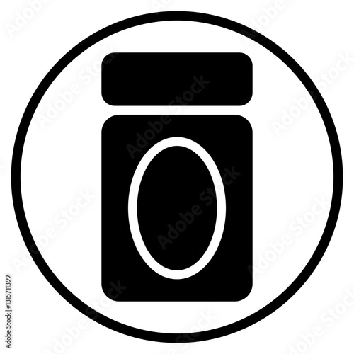 vial glyph icon