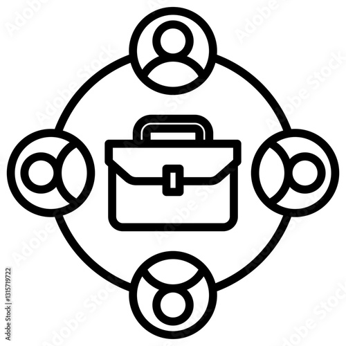 Diversity Line Icon