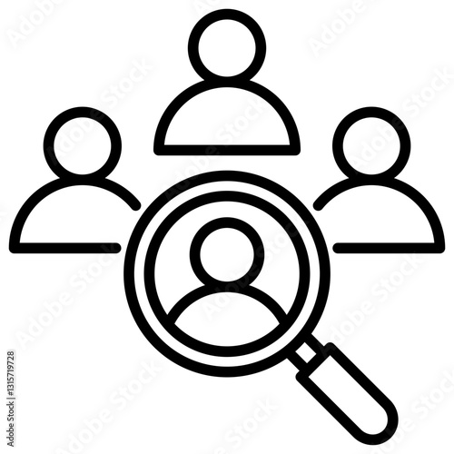 Hiring Line Icon