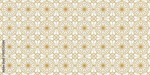 Islamic Geometric Seamless Pattern Background, Arabic Geometric Seamless Pattern Background