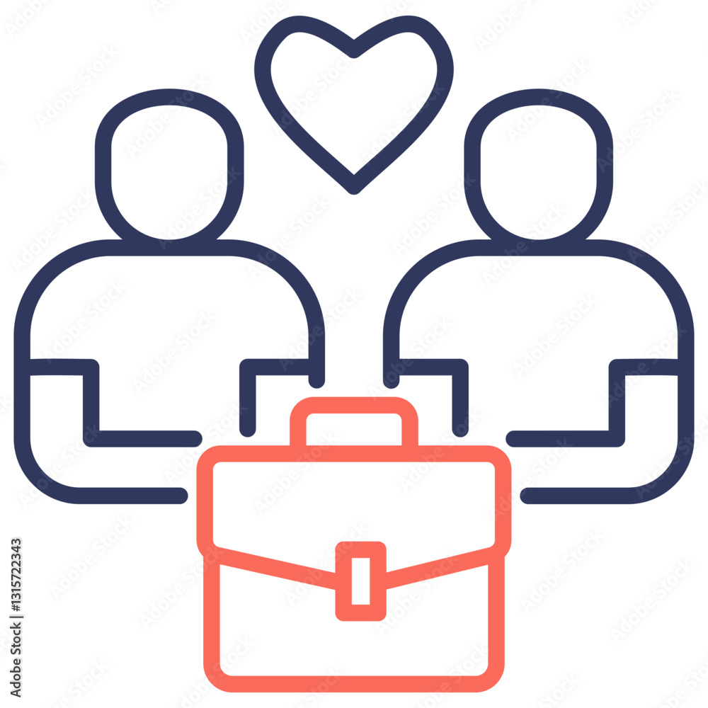 Interpersonal Skills Dual Tone Icon Interpersonal Skills Dual Tone Icon