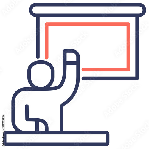 Training Dual Tone Icon