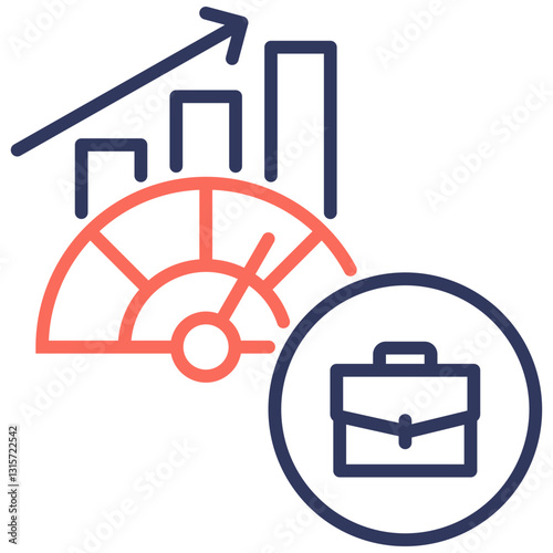 Metric Dual Tone Icon
