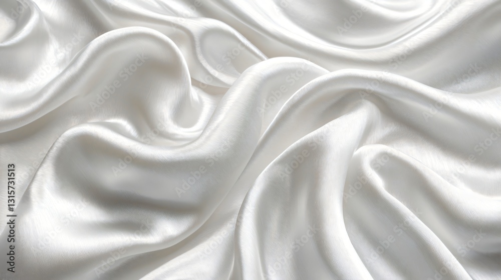 White Silk Drape Texture Closeup White Silk Drape Texture Closeup