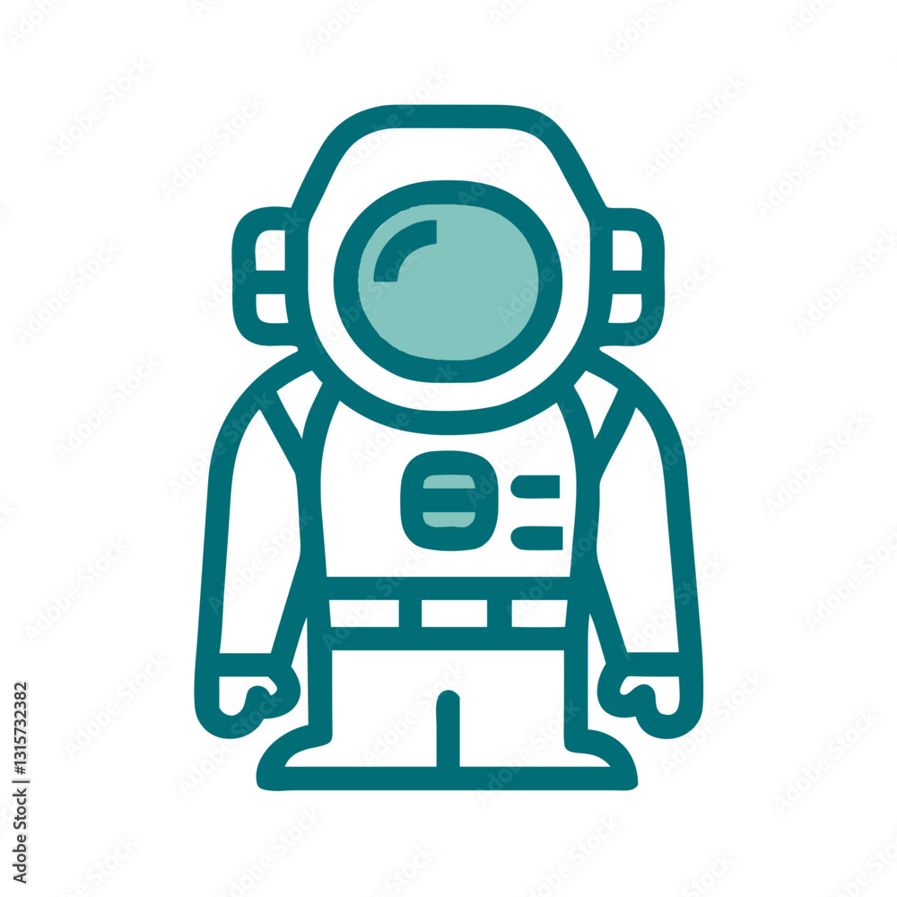 Vector diving suit icon with clean straight lines and geometric shapes, minimalistic modern design Vector diving suit icon with clean straight lines and geometric shapes, minimalistic modern design