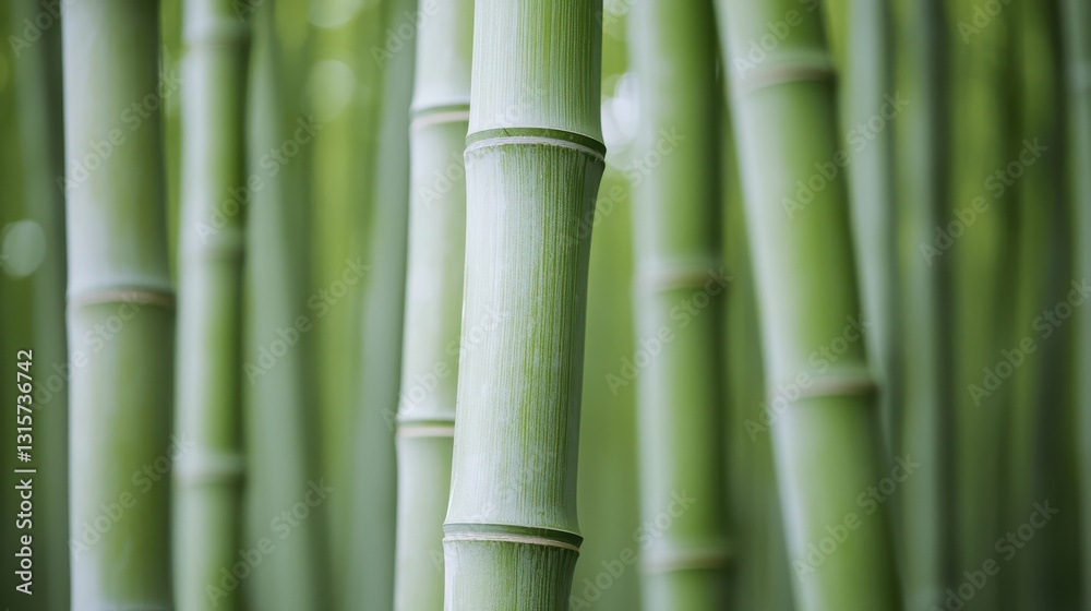 Close up of bamboo stalks in a bamboo forest. Concept of nature, forest, and environment. Close up of bamboo stalks in a bamboo forest. Concept of nature, forest, and environment.
