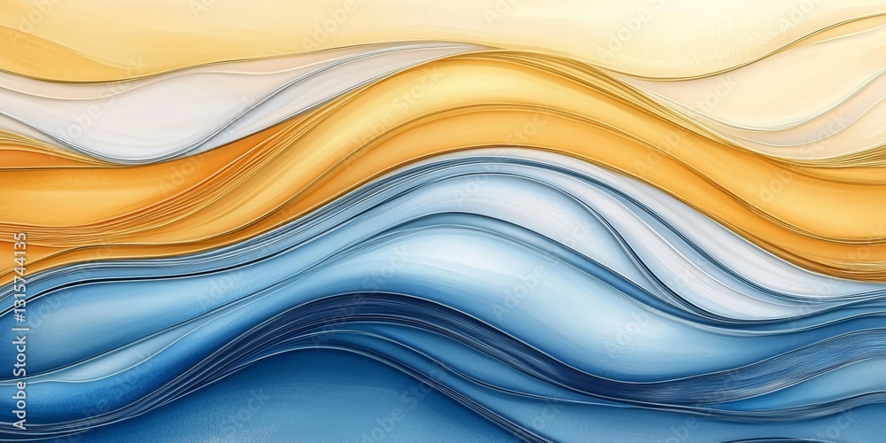 Fototapeta premium Vibrant backdrop perfect for pool parties and beach travel.