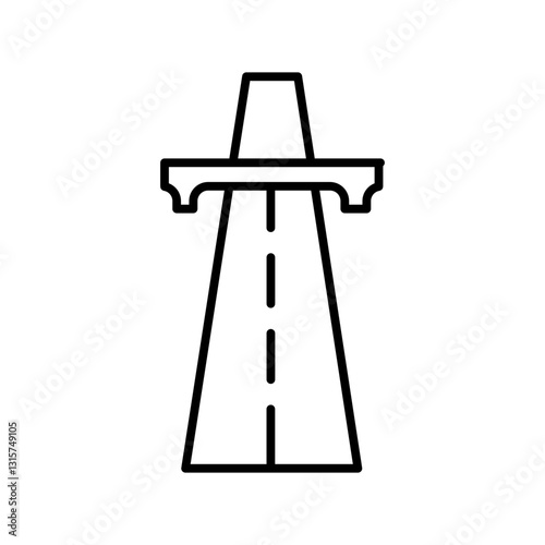 road line icon