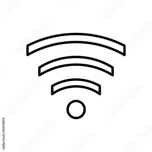 wifi signal line icon