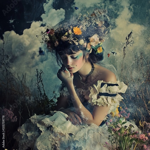 dreamy cinematic photo with soft focus and glowing light