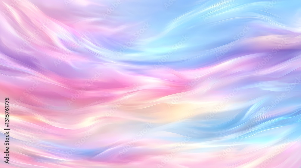 Soft Swirls of Pastel Colors Flowing in Gentle Waves in a Dreamy Background Soft Swirls of Pastel Colors Flowing in Gentle Waves in a Dreamy Background