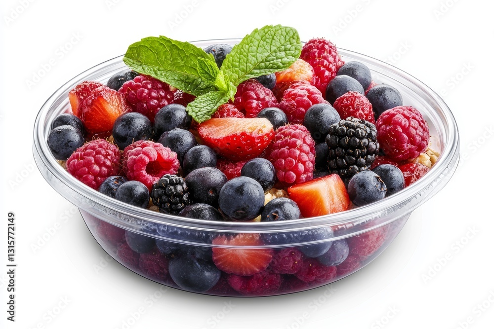 A Colorful Bowl Of Fresh Mixed Berries With Mint Garnish Perfect For Healthy Eating Concepts And Refreshing Summer Treats. And Healthy Snack Options. , Delicious Fruit, Nutritious Food, And Vitamins A Colorful Bowl Of Fresh Mixed Berries With Mint Garnish Perfect For Healthy Eating Concepts And Refreshing Summer Treats. And Healthy Snack Options. , Delicious Fruit, Nutritious Food, And Vitamins