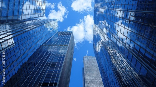 Modern Skyscrapers Reaching for the Sky