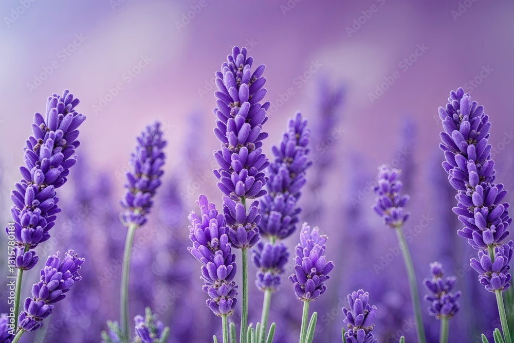 Fototapeta premium Enchanting Lavender Background with Subtle Gradient Shades and Textured Elements