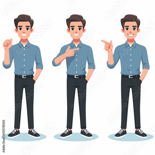 Cartoon Character Gestures: Pointing and Presenting