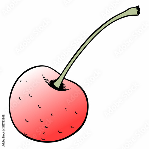 vector illustration of cherries Fruit of Summer, Exploring the World of Cherries, The Journey of the Cherry, Fruit Cherries Are the Ultimate Seasonal Fruit