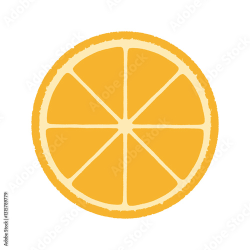 Orange Illustration Single Icon