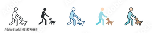 Interaction Icon Set Multiple Style Collection