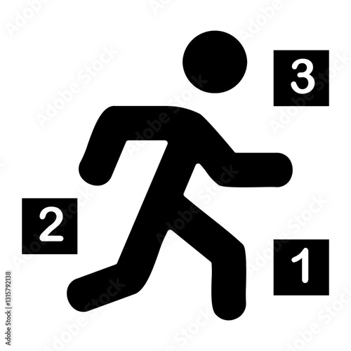 crime scene Solid icon