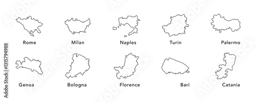 City of italy map