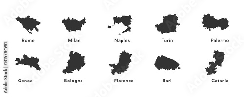 City of italy map