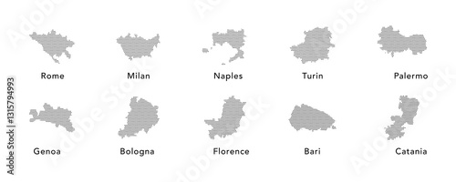 City of italy map