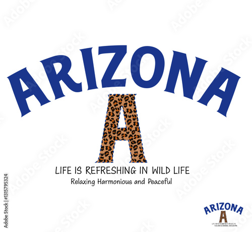 Arizona wild life calligraphy
