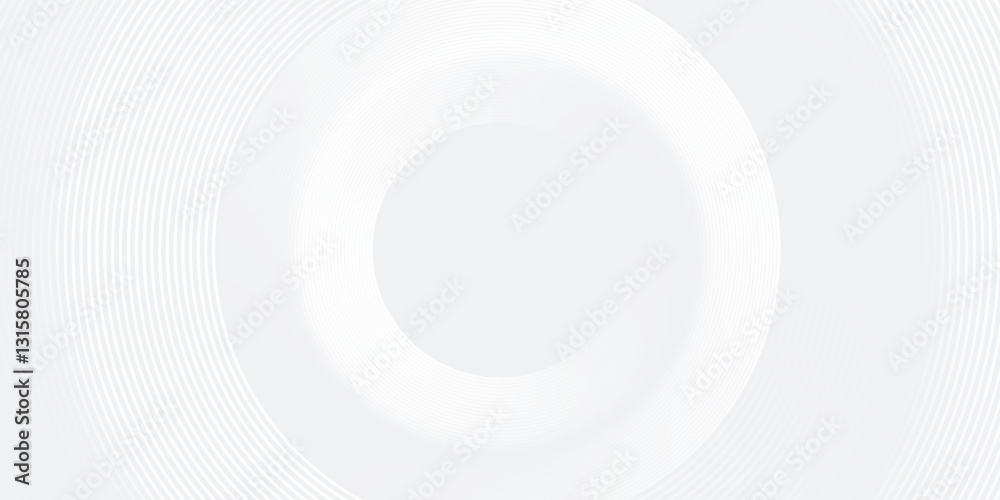 Abstract white glowing geometric lines on gray background. Modern shiny blue circle lines pattern. Futuristic technology concept. Suit for cover, poster, banner, brochure, header, website vector Abstract white glowing geometric lines on gray background. Modern shiny blue circle lines pattern. Futuristic technology concept. Suit for cover, poster, banner, brochure, header, website vector