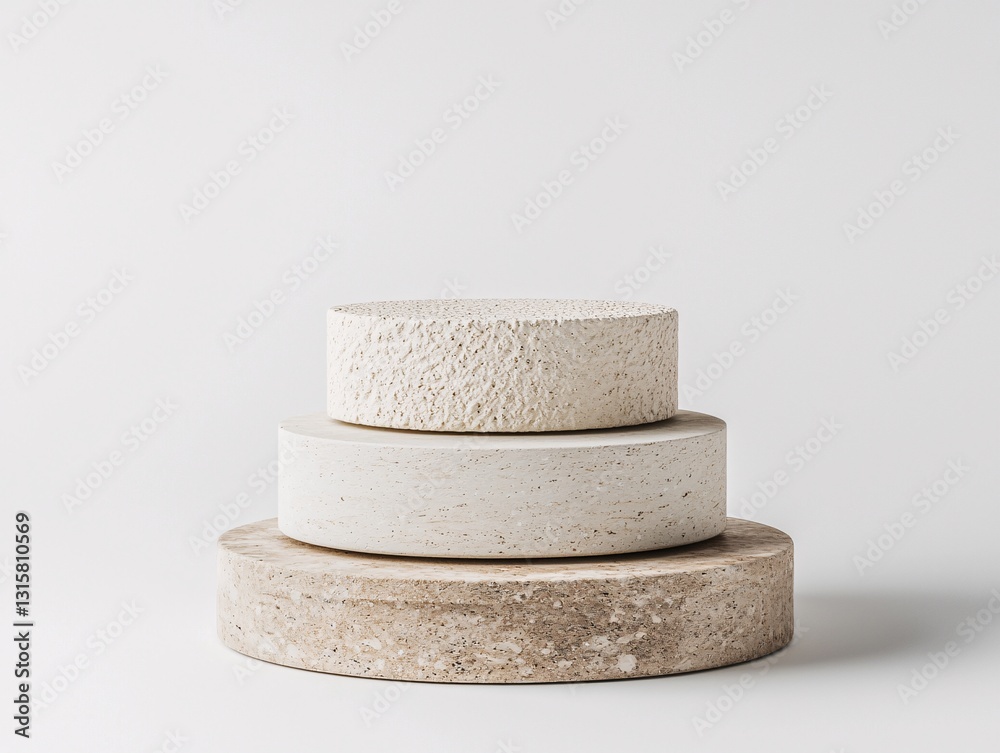 layered stone-textured 3D podium, earthy color palette, natural and organic feel, soft lighting, perfect for eco-friendly branding, serene and calming ambiance, copy space, no watermark, no trademark layered stone-textured 3D podium, earthy color palette, natural and organic feel, soft lighting, perfect for eco-friendly branding, serene and calming ambiance, copy space, no watermark, no trademark