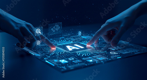 Human Utilizing AI for Data Management, Security, and Future Innovation