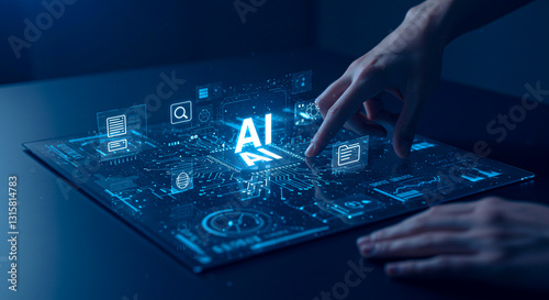Human Utilizing AI for Data Management, Security, and Future Innovation