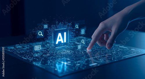 Human Utilizing AI for Data Management, Security, and Future Innovation
