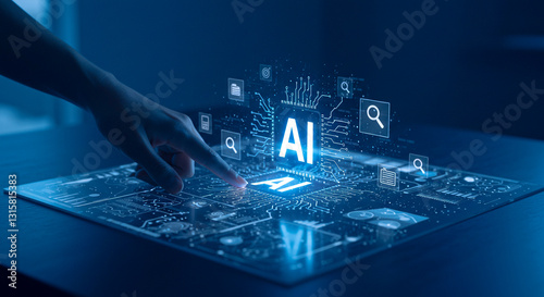 Human Utilizing AI for Data Management, Security, and Future Innovation