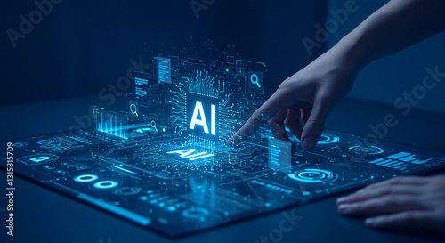 Human Utilizing AI for Data Management, Security, and Future Innovation