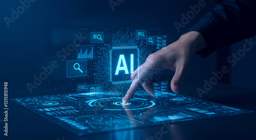 Human Utilizing AI for Data Management, Security, and Future Innovation