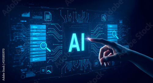 Human Utilizing AI for Data Management, Security, and Future Innovation