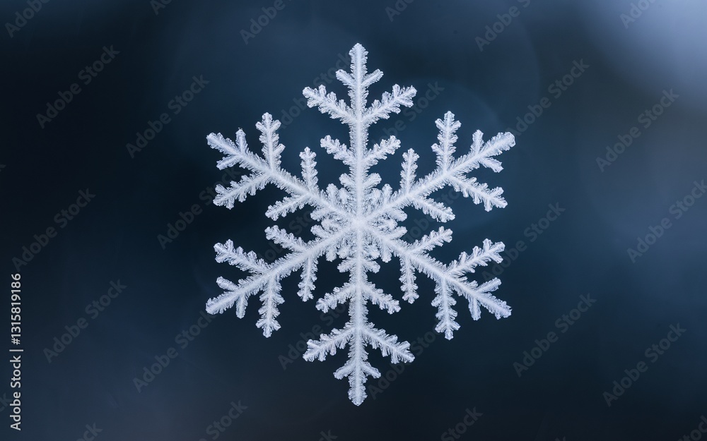 January blues, Detailed Snowflake on Dark Background (2) January blues, Detailed Snowflake on Dark Background (2)
