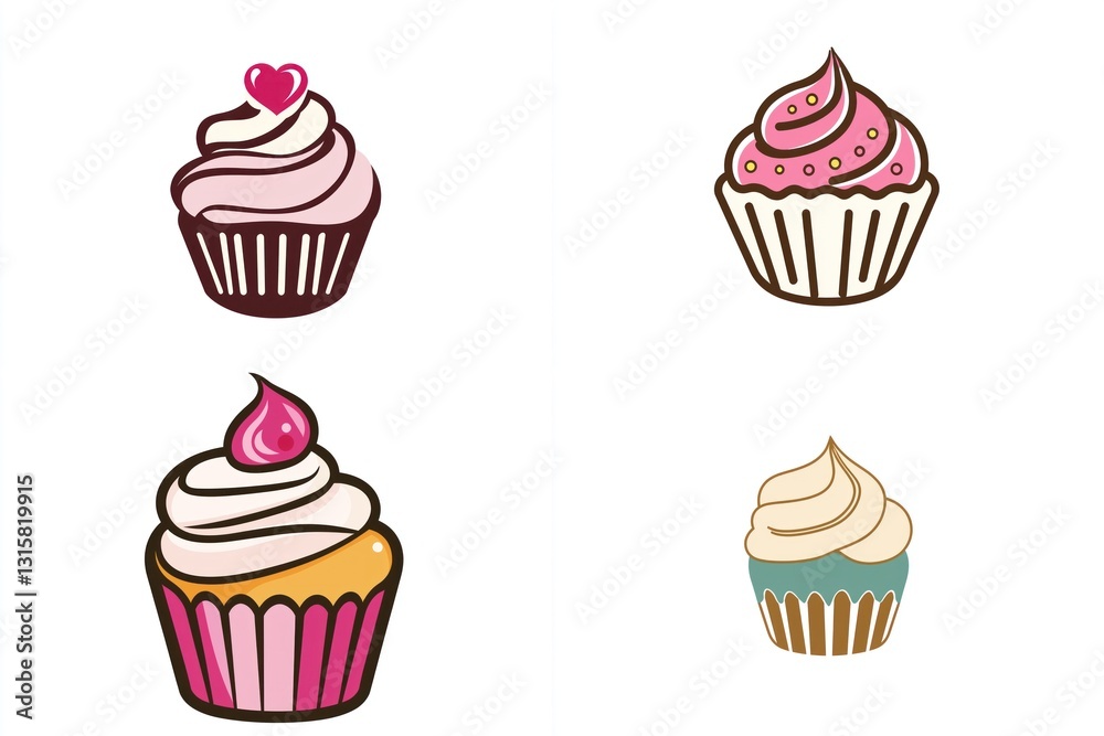 Cupcake graphic design, ideal for logo use. Cupcake graphic design, ideal for logo use.