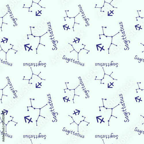 Sagittatius zodiac sign pattern