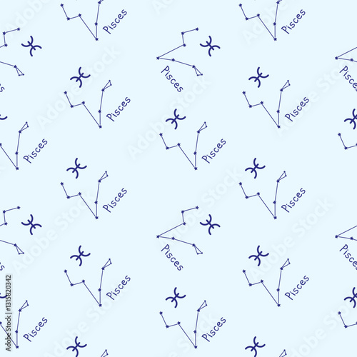 zodiac signs pattern vector on monochrome background