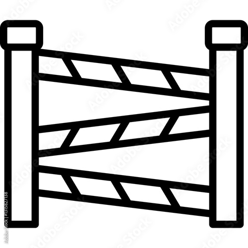 barrier line icon