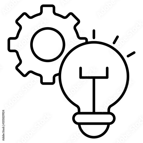 Lean Management  Icon Element For Design