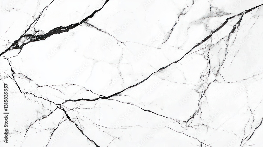 Elegant Black and White Marble Texture: A High-Resolution Image