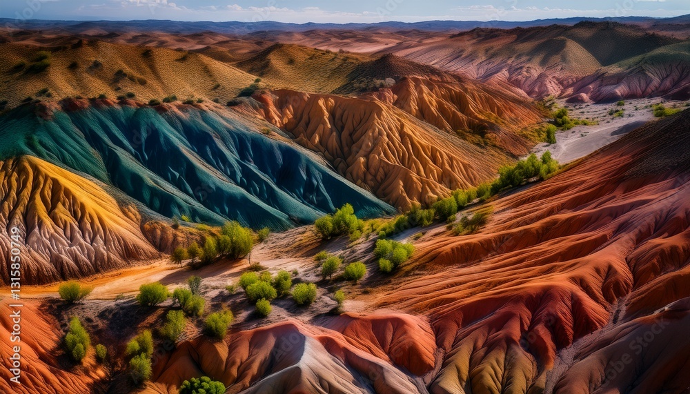 The interplay of light and shadow creates depth and intrigue.  