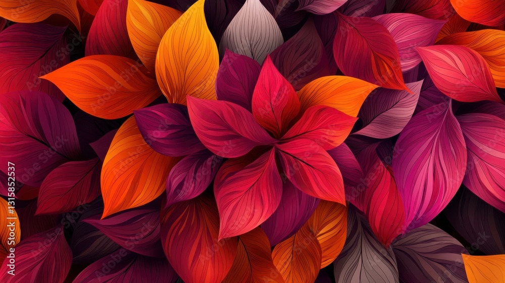 custom made wallpaper toronto digitalVibrant Collection of Colorful Leaves Capturing Autumn's Natural Beauty